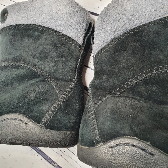 Timberland Earthkeeps Upper Leather Suede Waterproof Black Winter Boot Size 7.5W - Picture 6 of 11